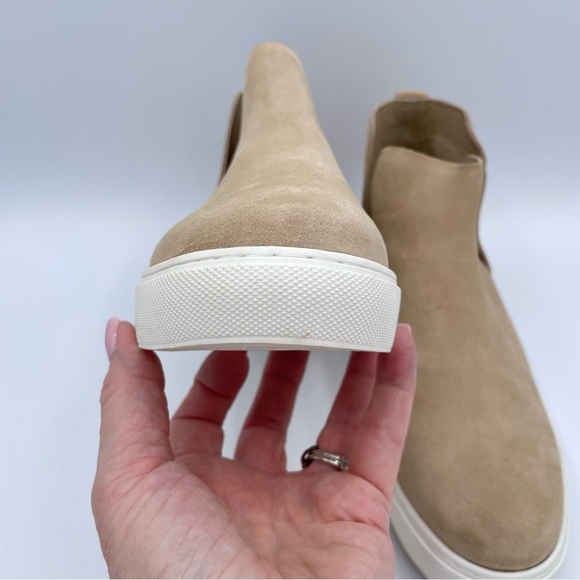 Birdies The Falcon Suede Sneaker Boot 9 Oat - Picture 10 of 16